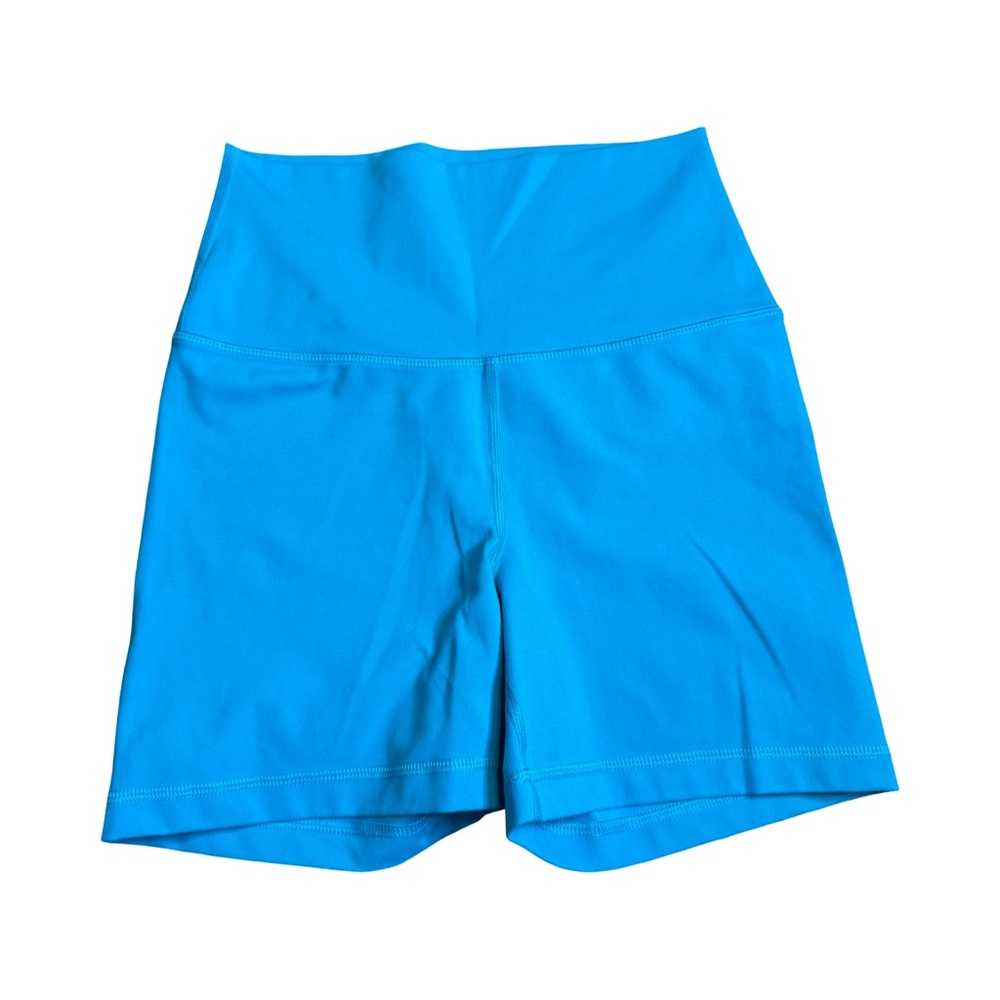 90 Degree By Reflex 5” Teal Women's Bike Shorts